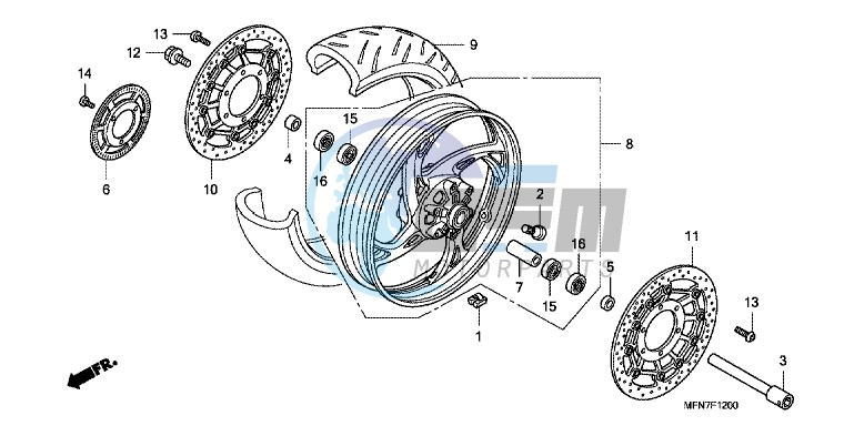 FRONT WHEEL