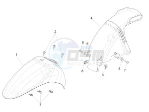 Liberty 50 4t Delivery Single disc drawing Wheel housing - Mudguard