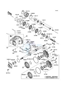 KVF360 KVF360-B3 EU drawing Drive Shaft-Rear