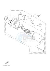 YN50F OVETTO 4T (2ACG) drawing STARTING MOTOR