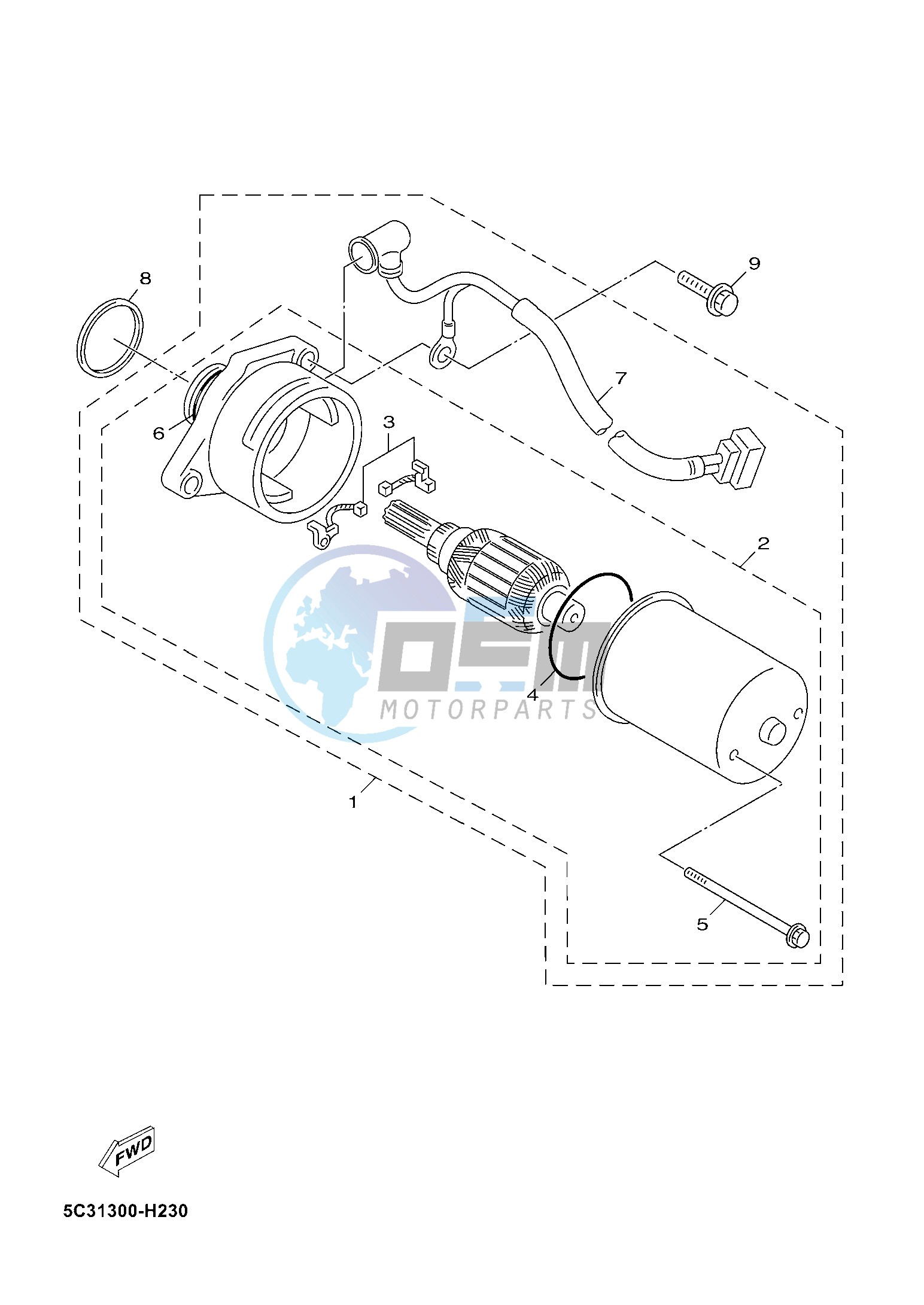 STARTING MOTOR