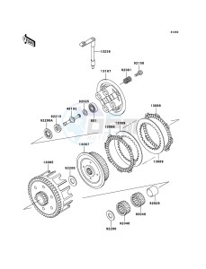 KX85 / KX85 II KX85B7F EU drawing Clutch