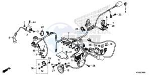 CBR125RSF CBR125RS E drawing WIRE HARNESS