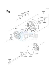 VN 1500 J [VULCAN 1500 DRIFTER] (J1-J2) [VULCAN 1500 DRIFTER] drawing REAR WHEEL_CHAIN