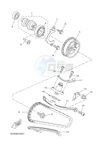 YZF-R125 R125 (5D7W 5D7W 5D7W 5D7W) drawing CAMSHAFT & CHAIN