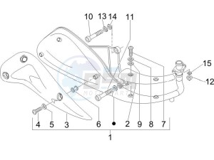 Liberty 125 4t Sport e3 drawing Silencer