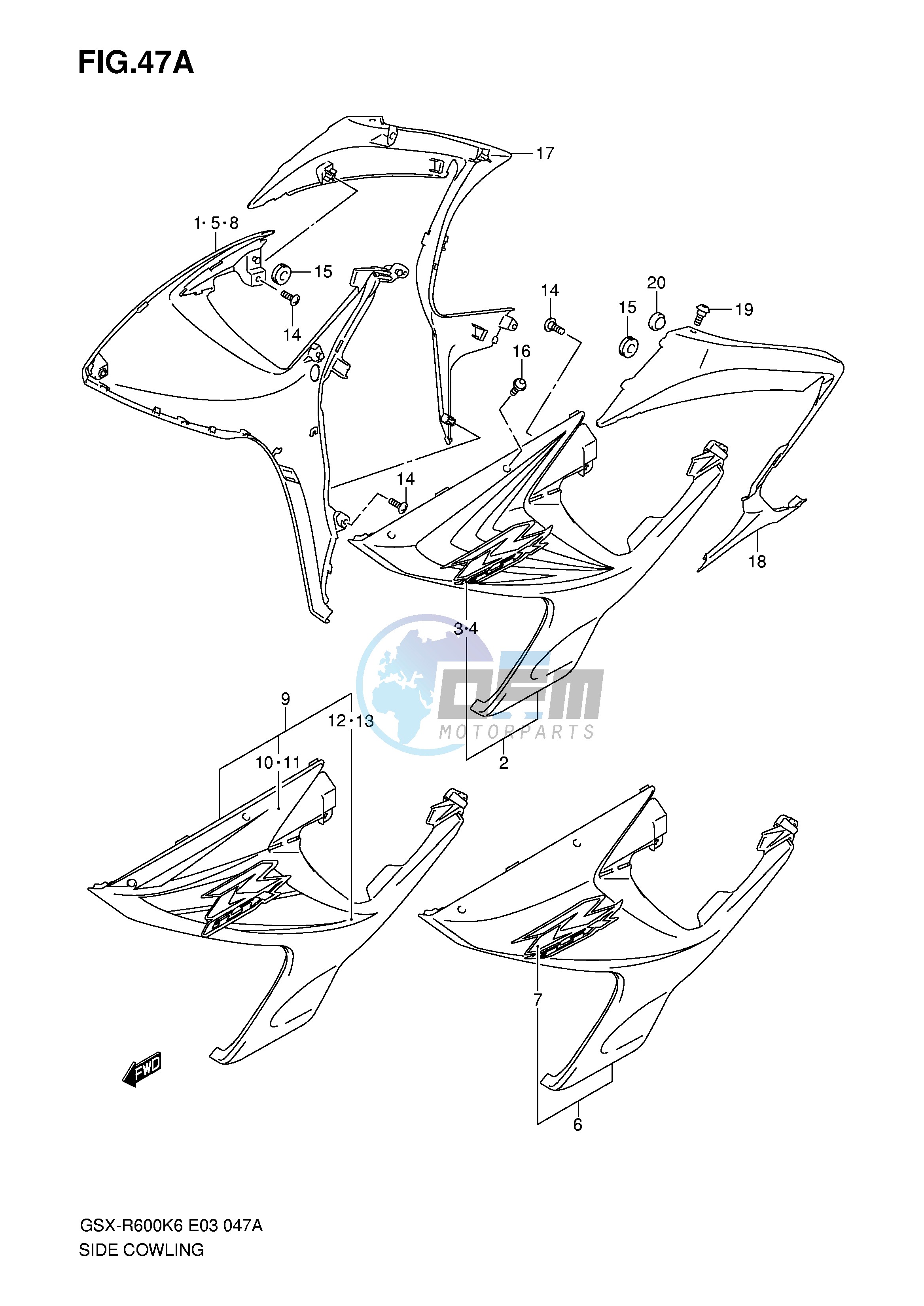 SIDE COWLING (MODEL K7)