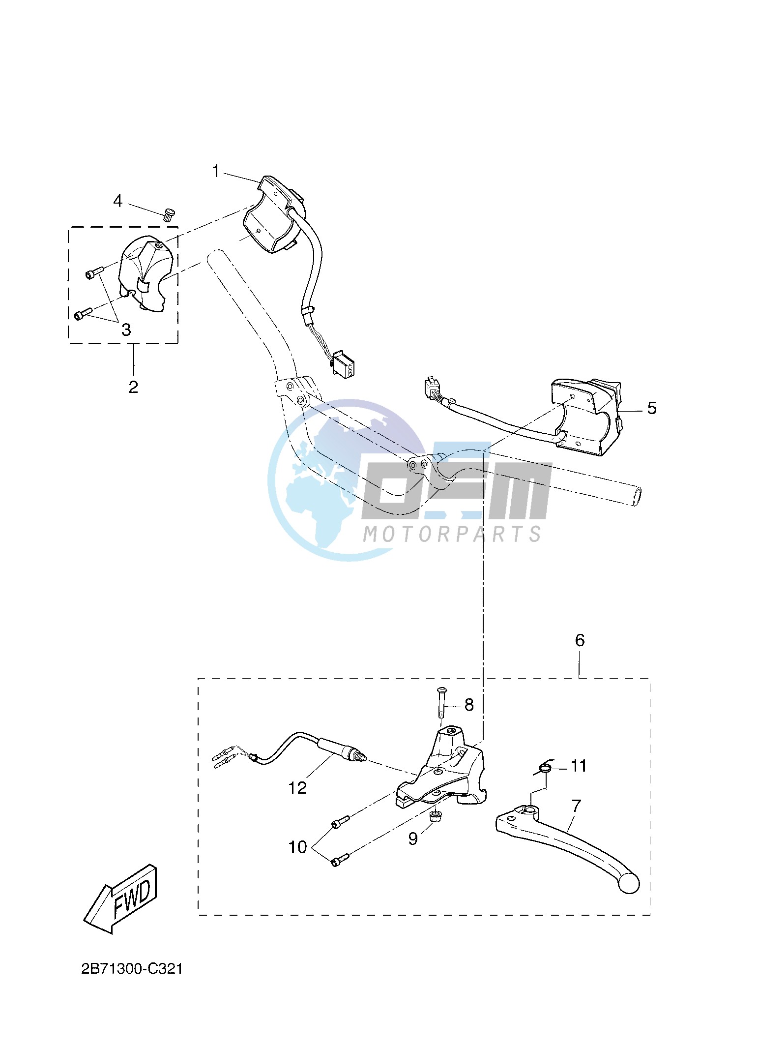 HANDLE SWITCH & LEVER