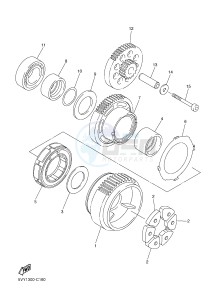 FZ1-S FZ1 FAZER 1000 (2DV1) drawing STARTER