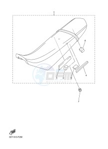 WR250R (32DT 32DS 32DU) drawing SEAT