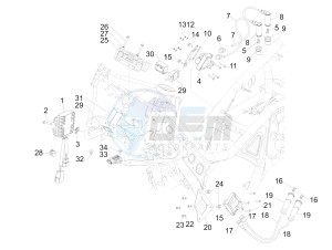 GP 800 drawing Voltage Regulators - Electronic Control Units (ecu) - H.T. Coil