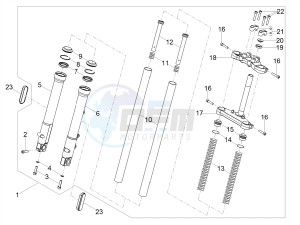 SMT 50 E4 (EMEA) drawing Front fork