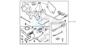 CBR600RAA Korea - (KO / ABS) drawing AVERTO ALARM KIT