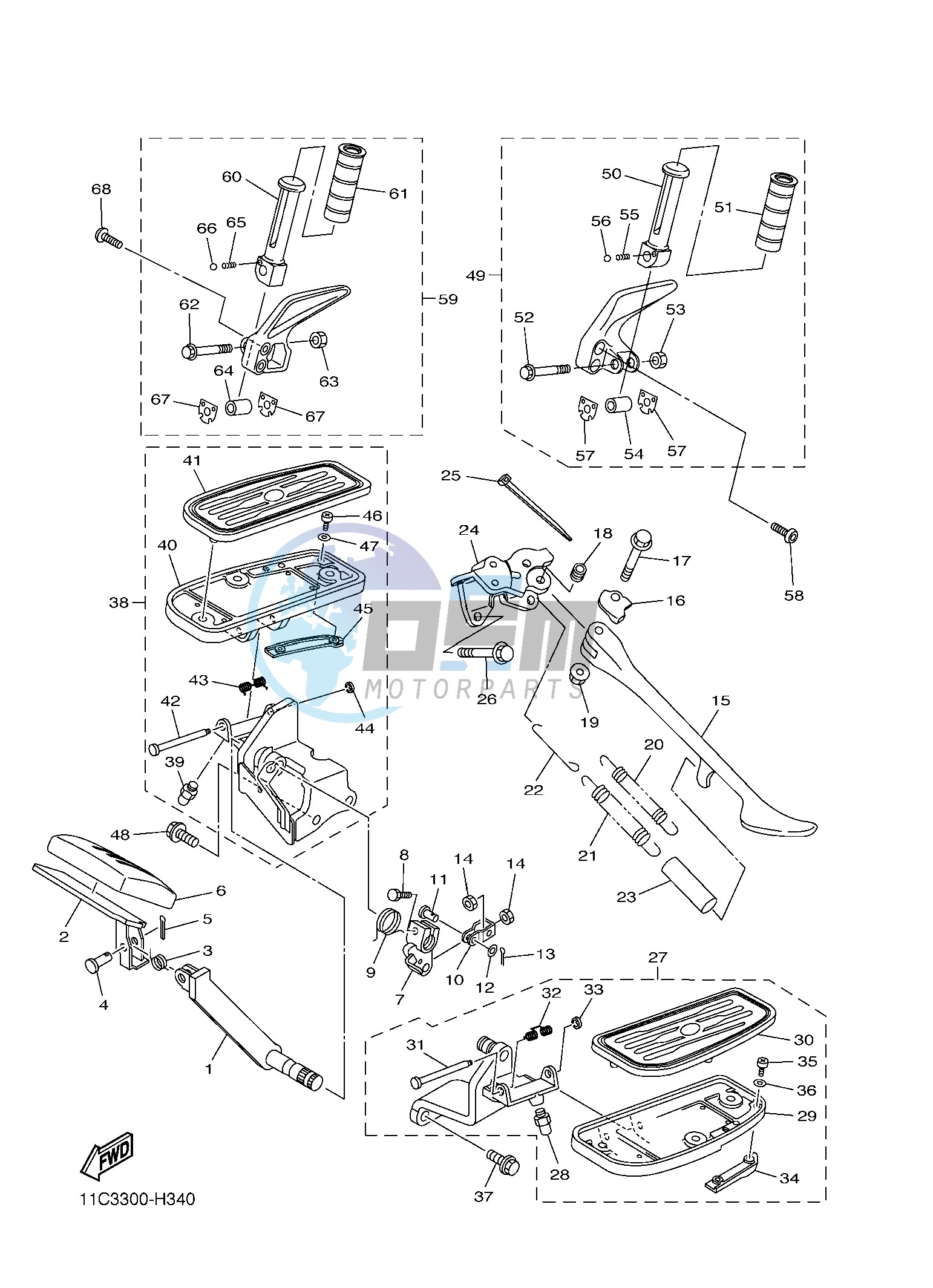 STAND & FOOTREST