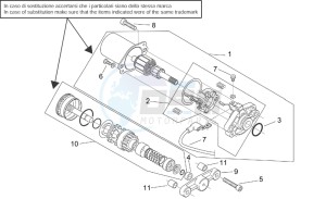 SR 50 H2O Di-Tech e2 drawing Starter motor