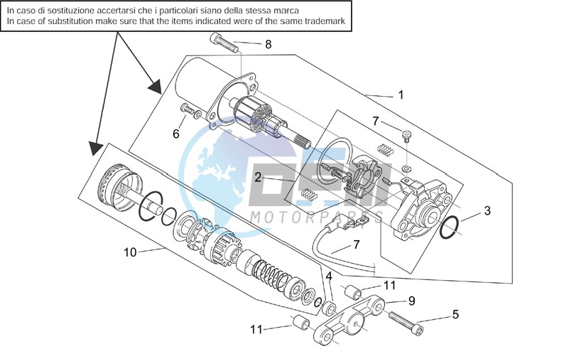 Starter motor