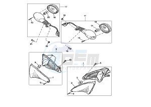 XQ MAXSTER 150 drawing FLASHER LIGHT