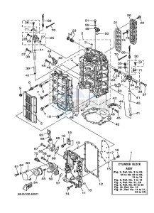 F225TXR drawing CYLINDER--CRANKCASE-1