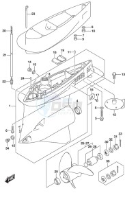 DF 250AP drawing Gear Case