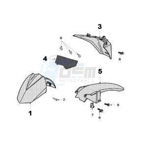 SAT 250 drawing FENDERS