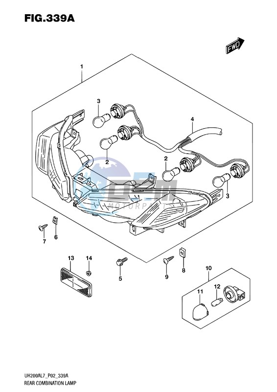 REAR COMBINATION LAMP