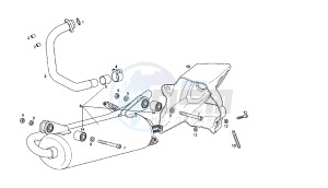 GPR - 125 CC VTHRG1A1A 4T drawing EXHAUST