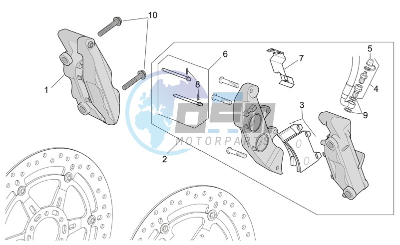 Front brake caliper II