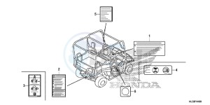 SXS700M4H Europe Direct - (ED) drawing CAUTION LABEL