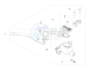 RS 125 Replica E4 ABS (EMEA) drawing Front master cilinder