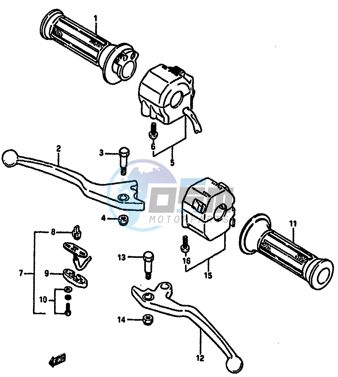 HANDLE SWITCH (MODEL G H)