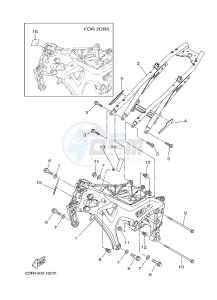 MT09A MT-09 ABS 900 (2DR4 2DR5) drawing FRAME