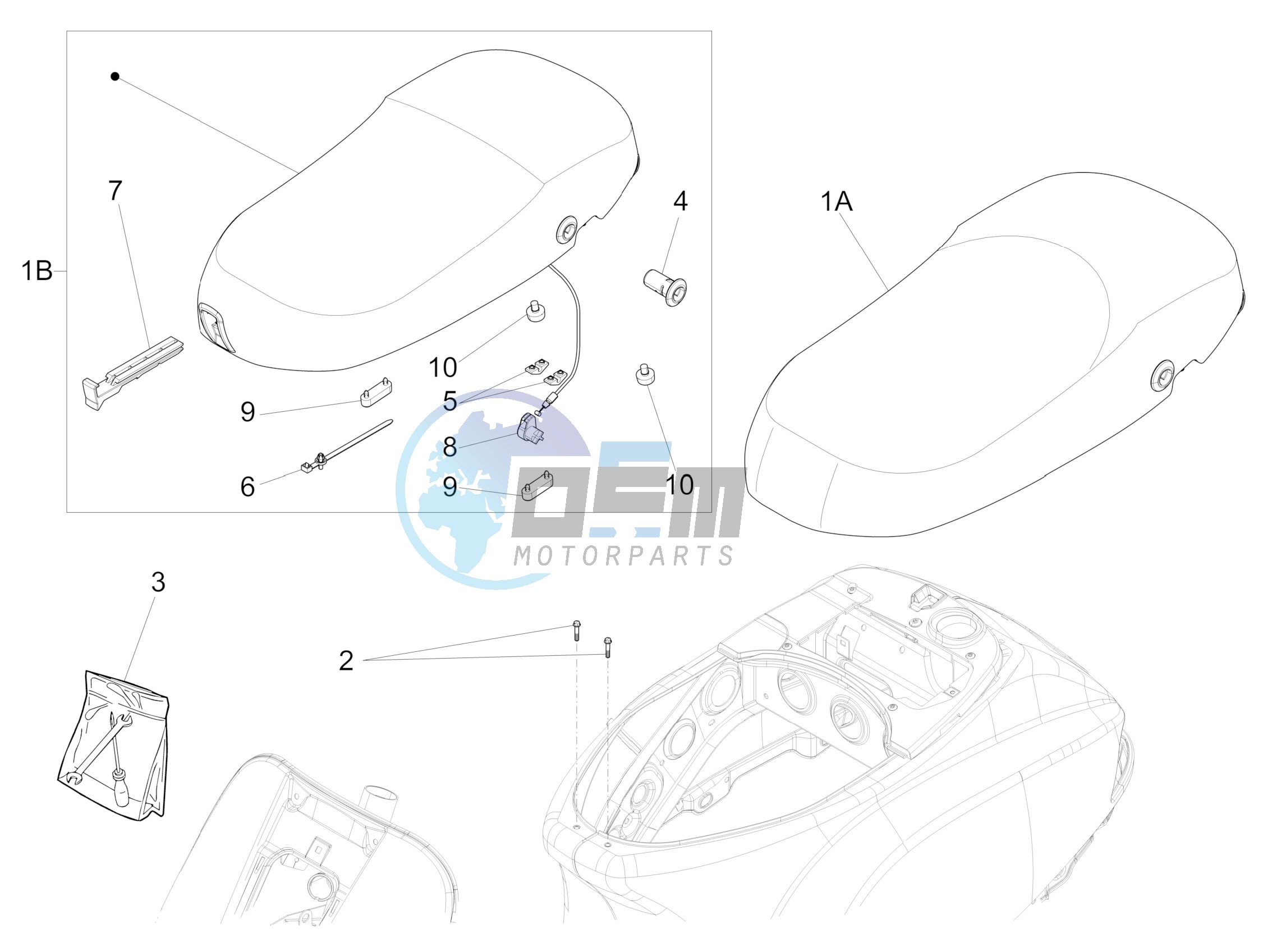 Saddle/seats