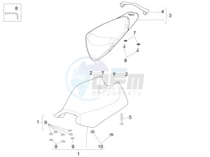 RSV4 1000 RR E4 ABS (EMEA) drawing Saddle