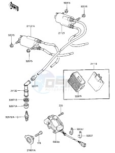 ZX 600 A [NINJA 600] (A3) [NINJA 600] drawing IGNITION