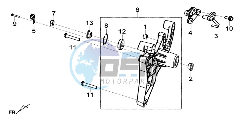 REAR FORK - REAR SUSPENSION