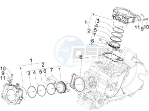 GP 800 drawing Cylinder-piston-wrist pin unit