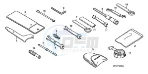 CB600FA39 Australia - (U) drawing TOOLS