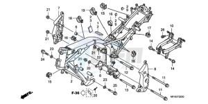 CBF1000A F / CMF drawing FRAME BODY