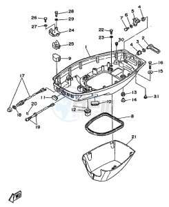 40E drawing BOTTOM-COWLING