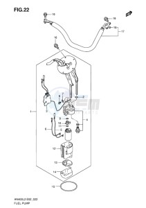 AN400 ABS BURGMAN EU drawing FUEL PUMP