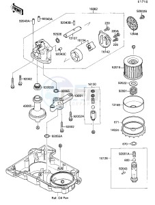 ZX 750 F [NINJA 750R] (F4) [NINJA 750R] drawing OIL PUMP_OIL FILTER