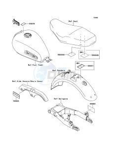 W800 EJ800ABS GB XX (EU ME A(FRICA) drawing Labels