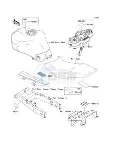 ZR 750 H [ZR-7S] (H1-H5 H5 CAN ONLY) drawing LABELS-- H1_H2- -