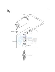 KLF 300 C [BAYOU 300 4X4] (C1-C4) [BAYOU 300 4X4] drawing IGNITION SYSTEM