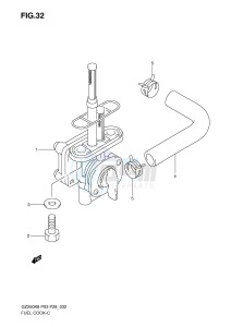 GZ250 (P3) drawing FUEL COCK