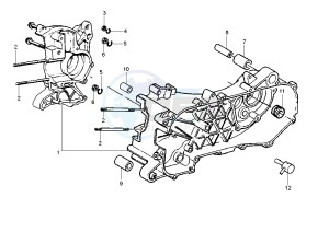 Liberty 50 drawing Crankcase