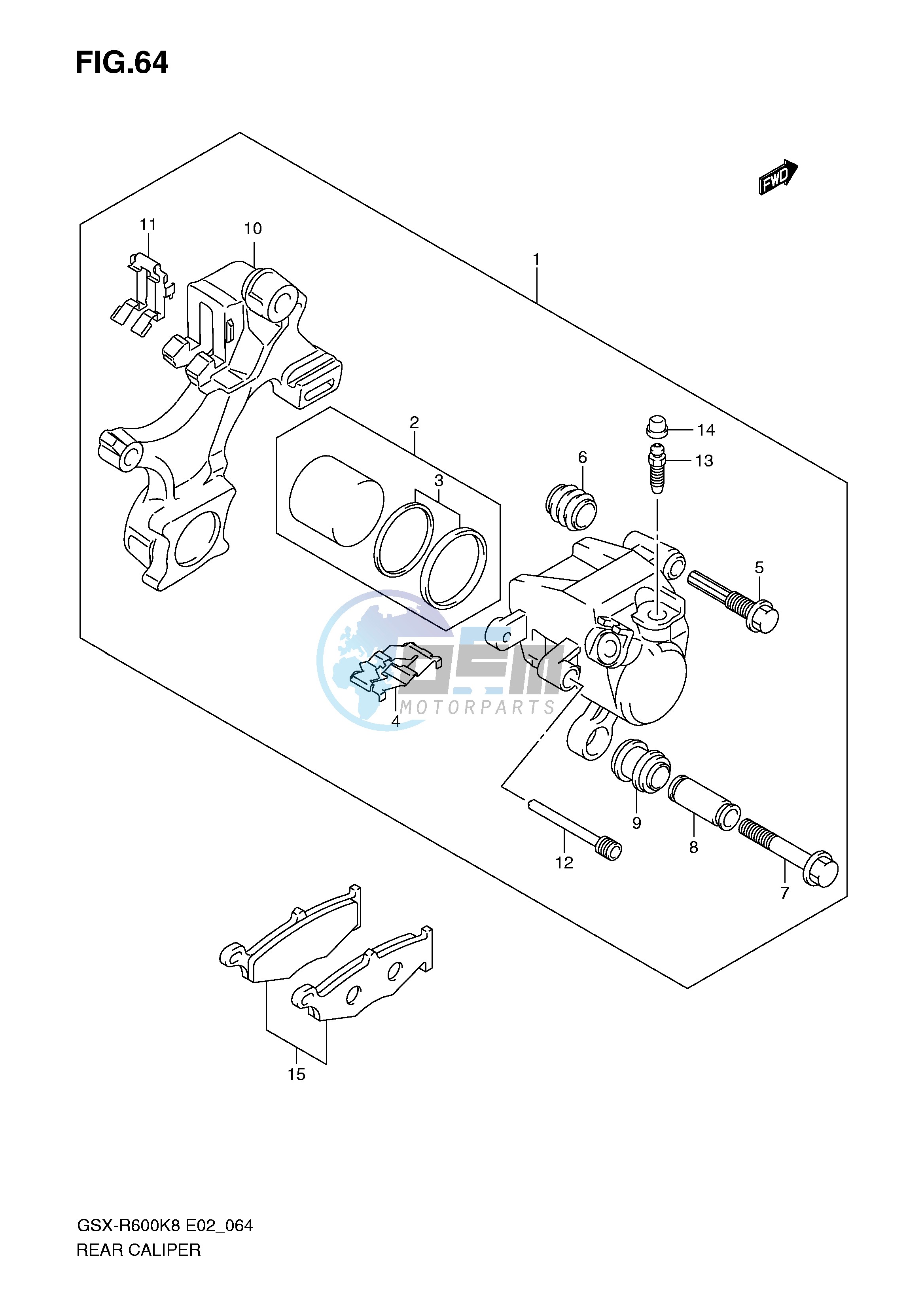 REAR CALIPER