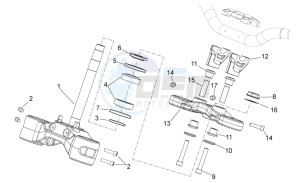 Shiver 750 (AA, JP, K, MAL, T, TW) drawing Steering