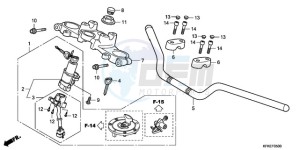 VTR2509 U drawing HANDLE PIPE/TOP BRIDGE