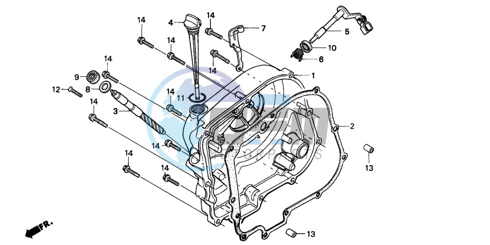 RIGHT CRANKCASE COVER